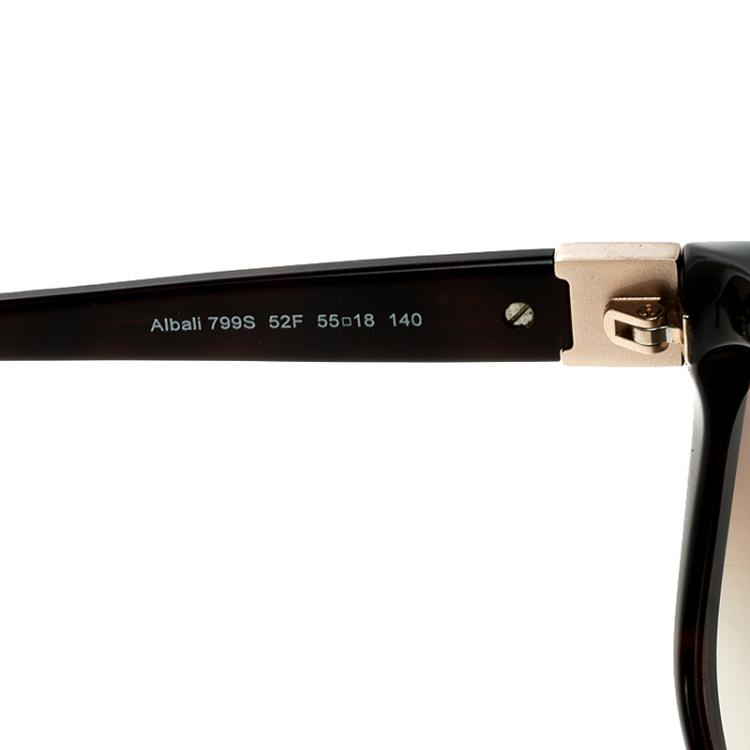 Pre Owned Roberto cavalli Brown Albali 799S Wayfarer Sunglasses