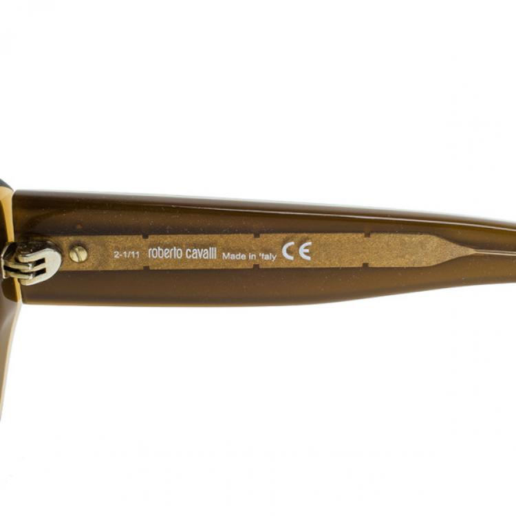 Pre Owned Roberto Cavalli Brown Abelia Sunglasses