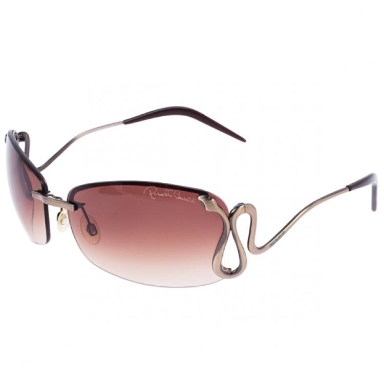 Pre Owned Roberto Cavalli Febe Serpent Sunglasses