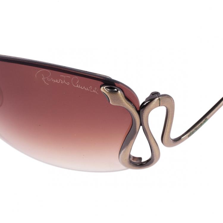 Pre Owned Roberto Cavalli Febe Serpent Sunglasses