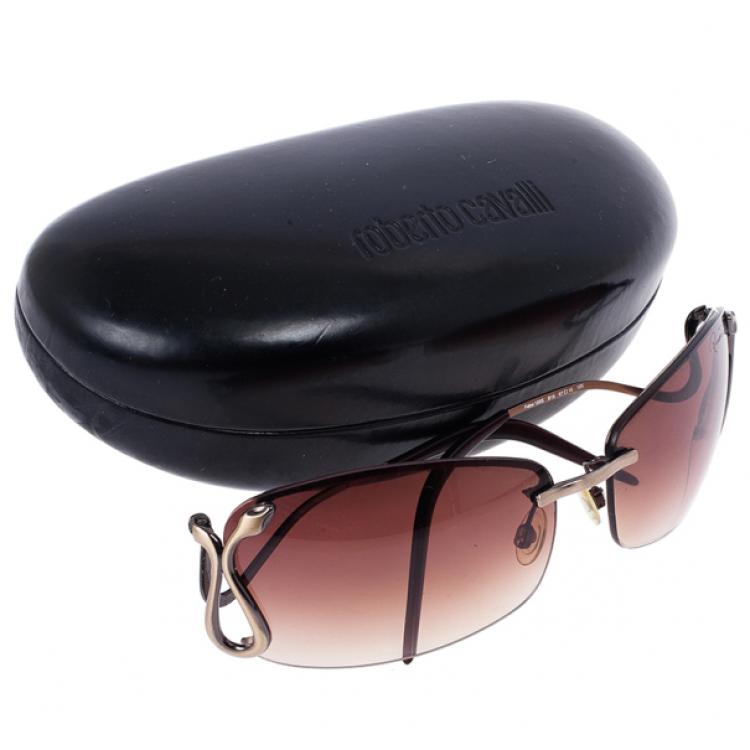 Pre Owned Roberto Cavalli Febe Serpent Sunglasses