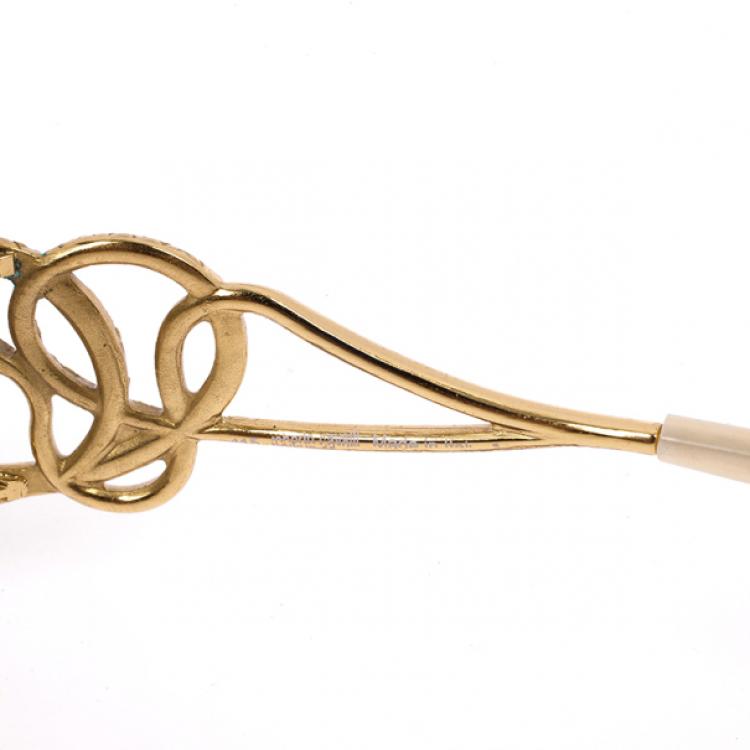 Pre Owned Roberto Cavalli Caos Serpent Shield Sunglasses