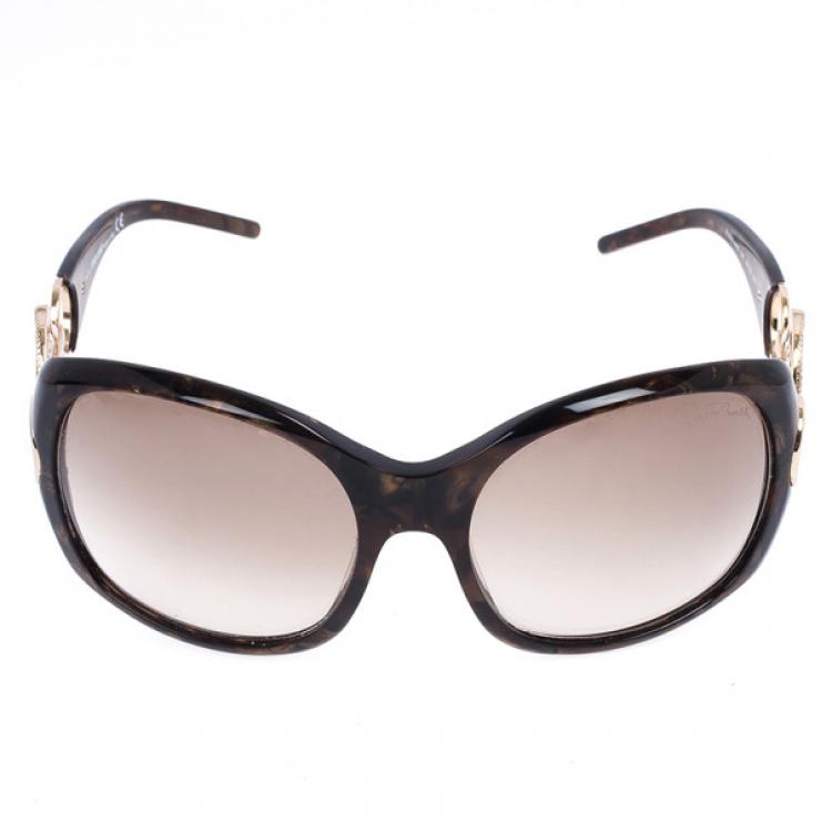 Pre Owned Roberto Cavalli Brown Rubino Womens Sunglasses