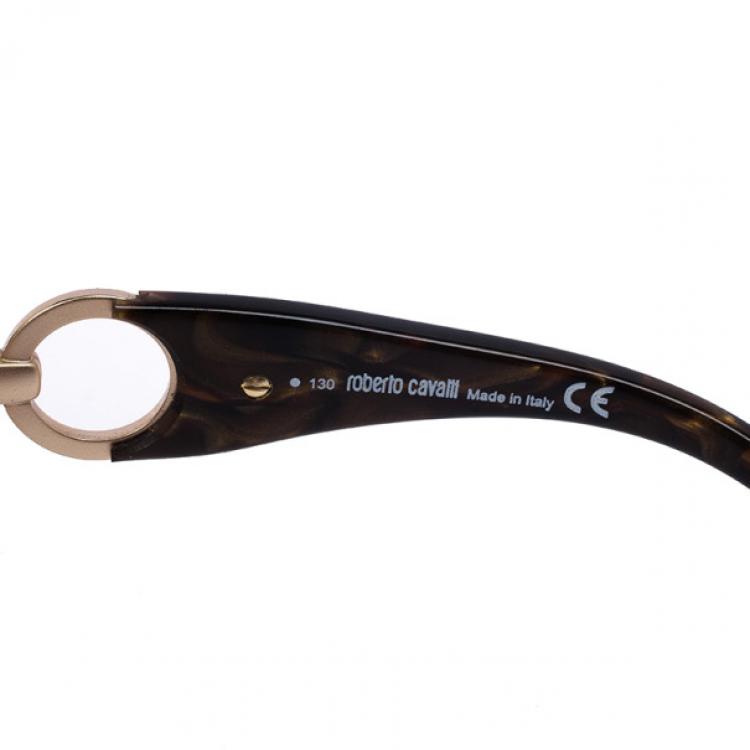 Pre Owned Roberto Cavalli Brown Rubino Womens Sunglasses