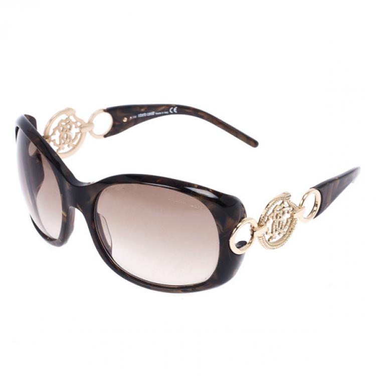Pre Owned Roberto Cavalli Brown Rubino Womens Sunglasses