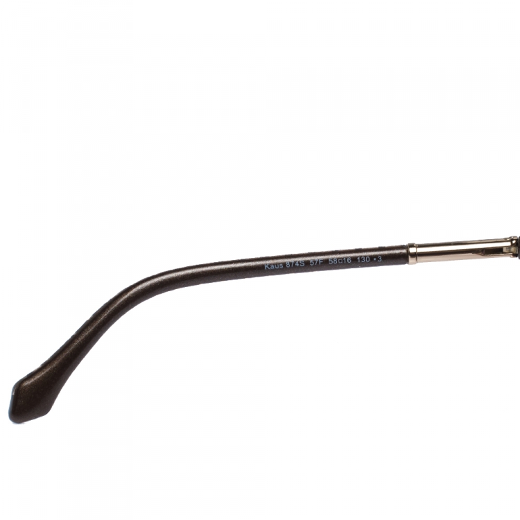 Pre Owned Roberto Cavalli Brown Gradient Kaus 874S Sunglasses