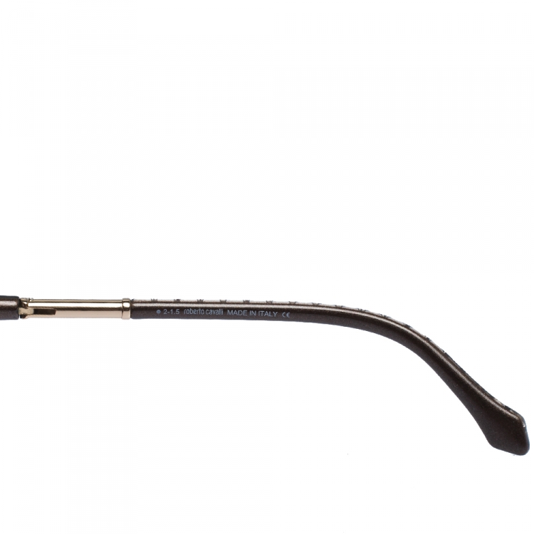 Pre Owned Roberto Cavalli Brown Gradient Kaus 874S Sunglasses