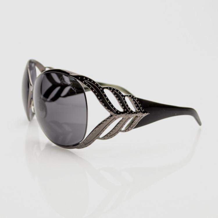 Pre Owned Roberto Cavalli Black Diamante RC454S Sunglasses