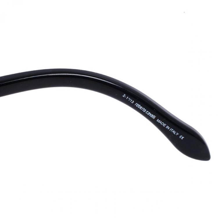 Pre Owned Roberto Cavalli Leopard Frame Serpent Kurumba Sunglasses