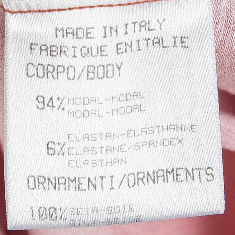 Pre Owned Roberto Cavalli Multicolor Floral and Animal Print Tie Detail Cheongsam Top XS