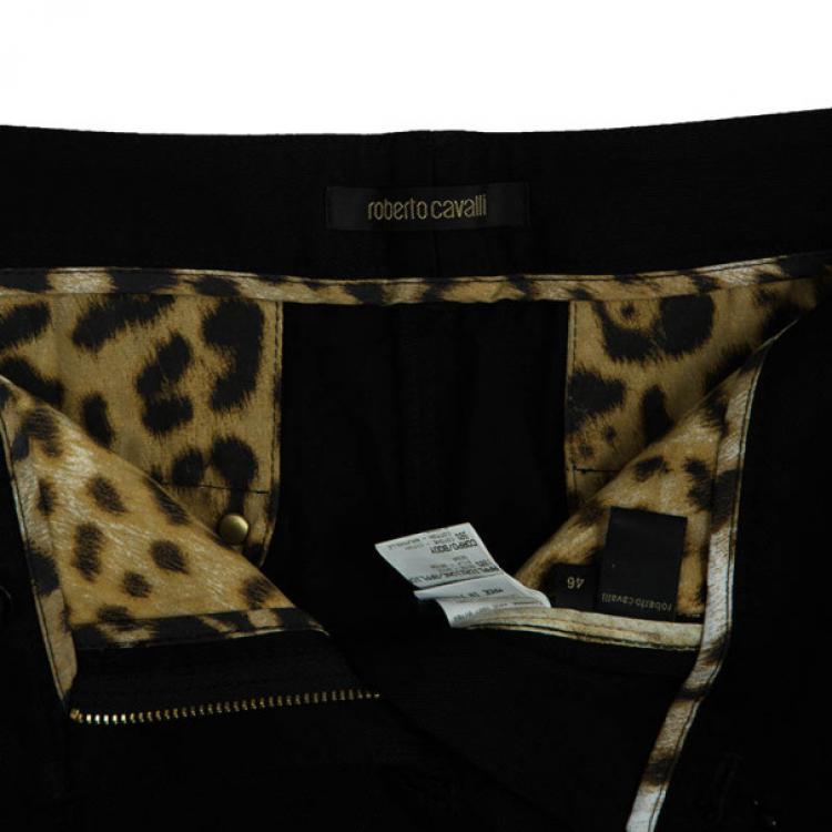 Pre Owned Roberto Cavalli Casual Flare Denim Pants L