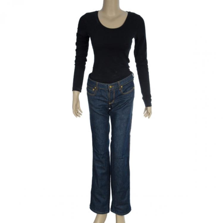 Pre Owned Roberto Cavalli Blue Jeans S