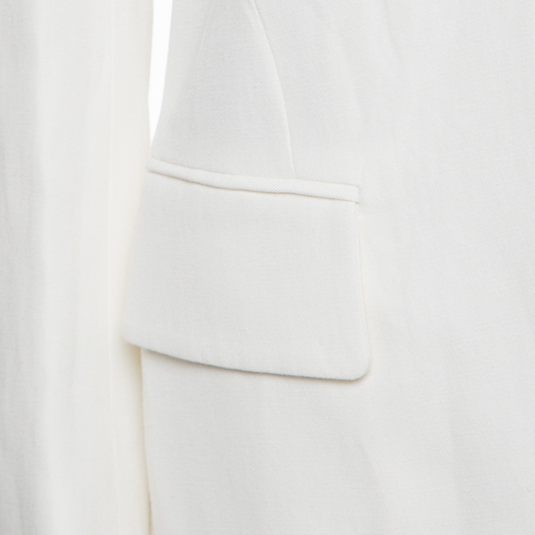 مملوكة مسبقًا Roberto Cavalli Firenze Off White Tailored Blazer M