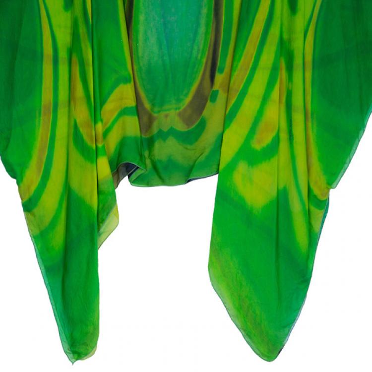 Pre Owned Roberto Cavalli Green Top S