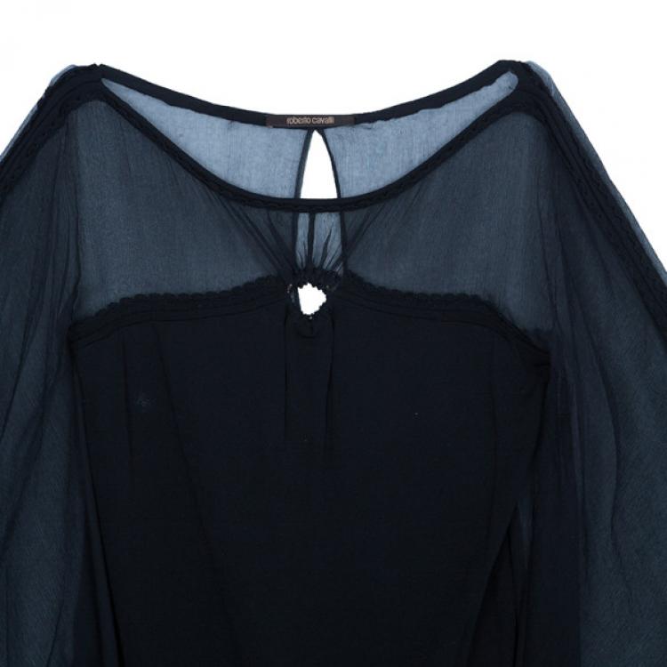 مملوكة مسبقًا Roberto Cavalli Black Top M