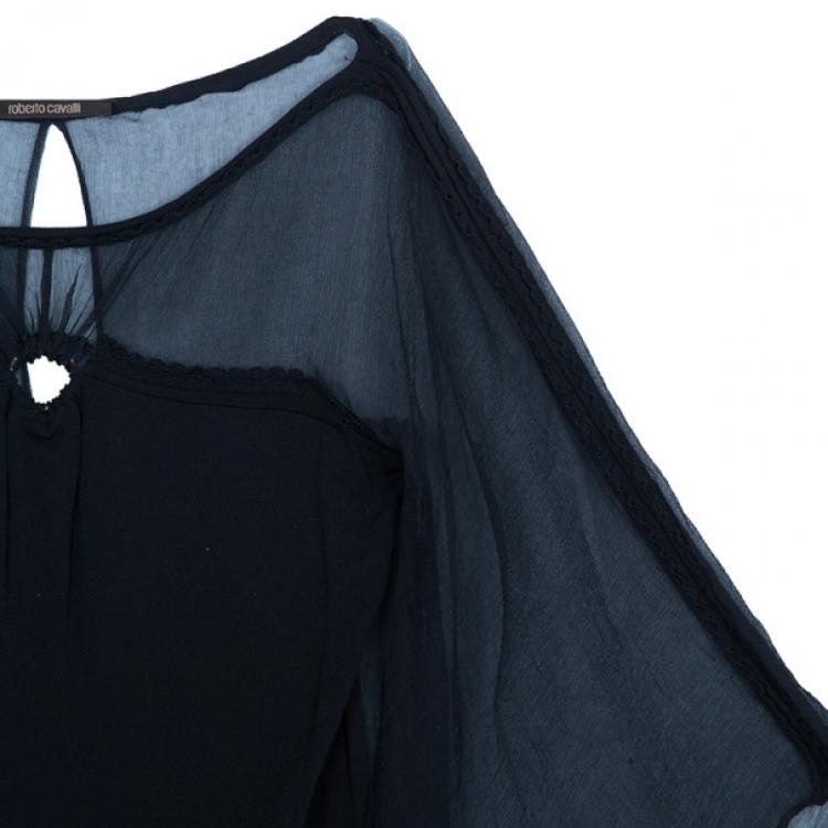 مملوكة مسبقًا Roberto Cavalli Black Top M