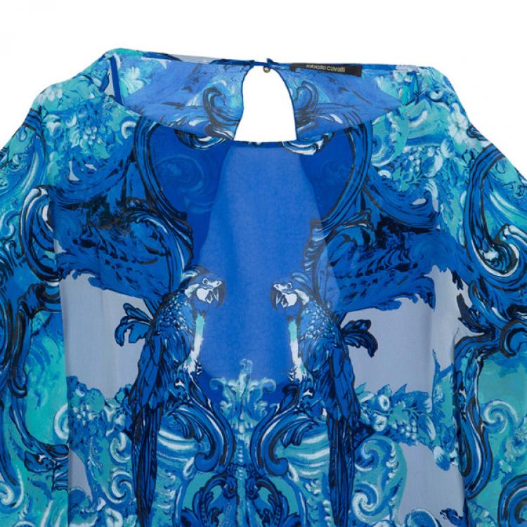 Pre Owned Roberto Cavalli Double Layer Top L