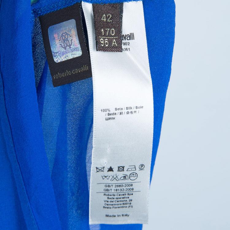 Pre Owned Roberto Cavalli Double Layer Top L