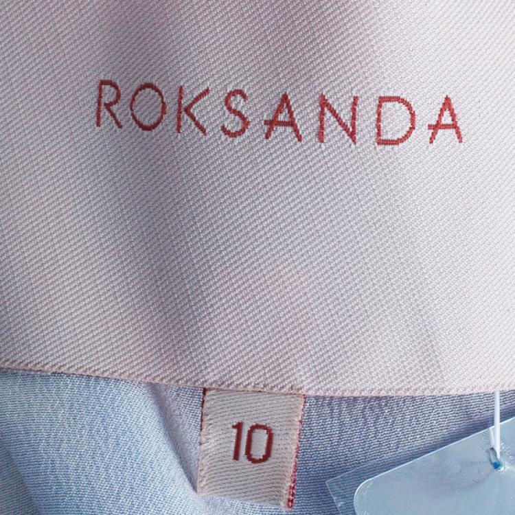 Pre Owned Roksanda Ilincic Iden Cerulean Gown M