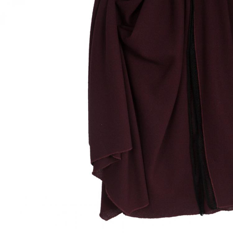 Pre Owned Roksanda Ilincic Gathered Wool Dress M