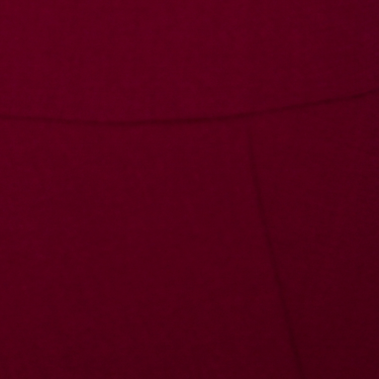 Pre Owned Roland Mouret Burgundy Wool Crepe Peplum Sawleigh Dress M