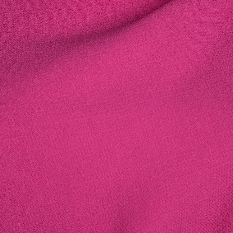 Pre Owned Roland Mouret Pink Wool Asymmetric Draped Eugene Top S