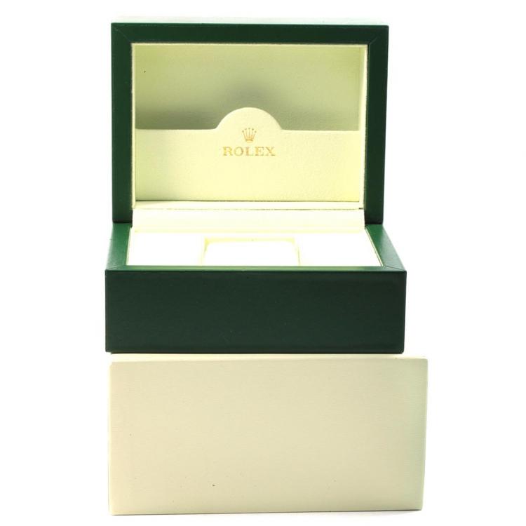 Pre Owned Rolex Silver 18K Yellow Gold and Stainless Steel Datejust Women's Wristwatch 26MM
