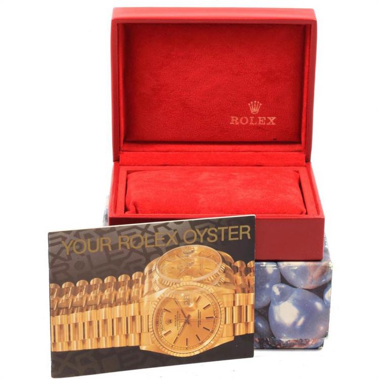 مملوكة مسبقًا Rolex Black 18K Yellow Gold and Stainless Steel Datejust 79173 Women's Wristwatch 26MM