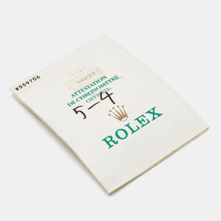 Pre Owned Rolex Champagne Diamond 18K Yellow Gold Stainless Steel Datejust 16233 Unisex Wristwatch 36 mm