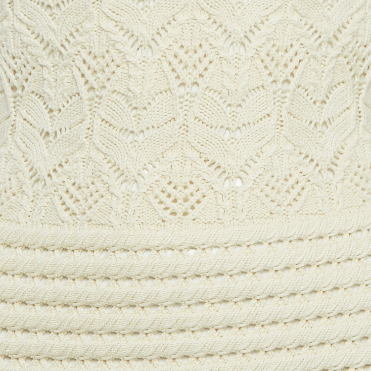 Pre Owned Ronny Kobo Off White Crochet Sadie Maxi Dress S