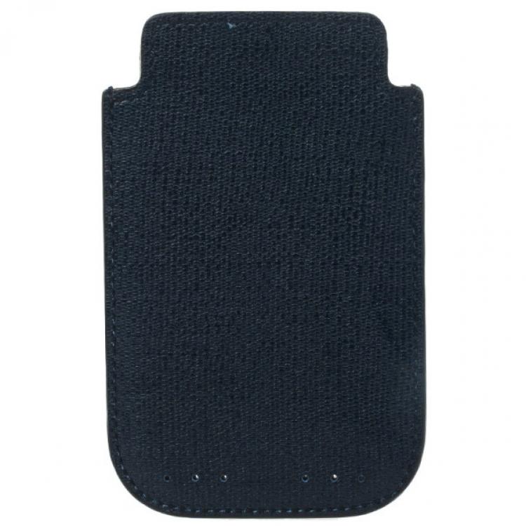 Pre Owned Yves Saint Laurent Navy Blue Ycon iPhone Cover