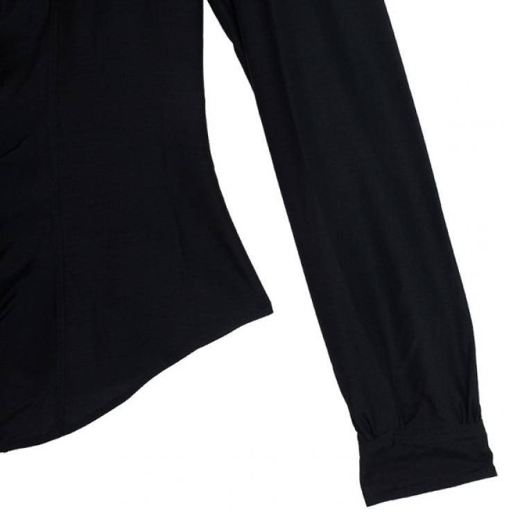 Pre Owned Saint Laurent Paris Silk Shirt M