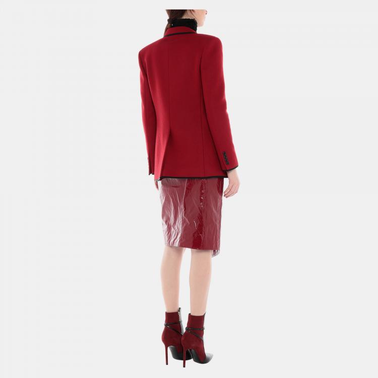 Pre Owned Saint Laurent Wool Blazer 34