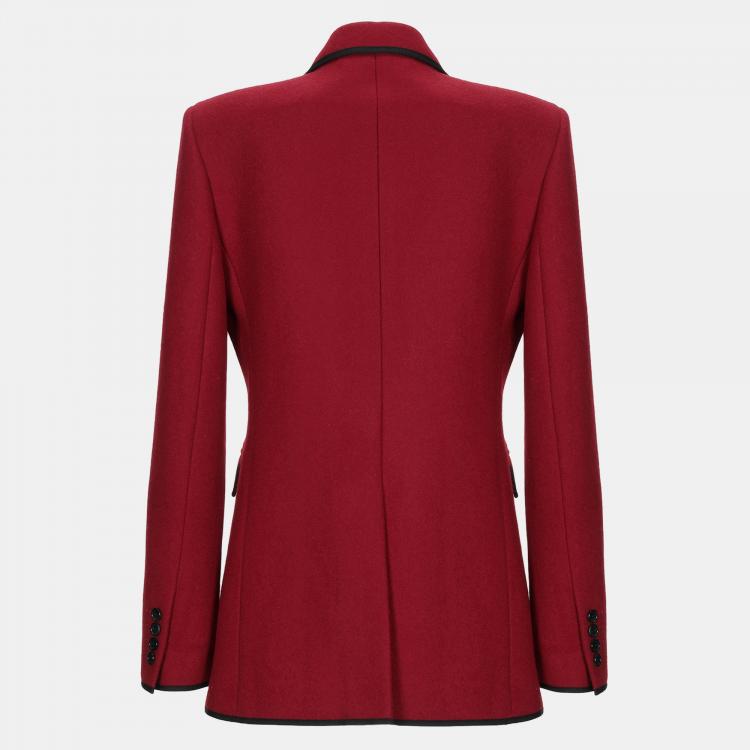 Pre Owned Saint Laurent Wool Blazer 34