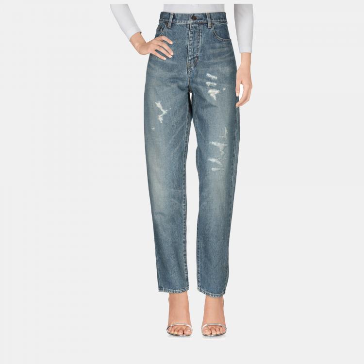 Pre Owned Saint Laurent Cotton Jeans 28