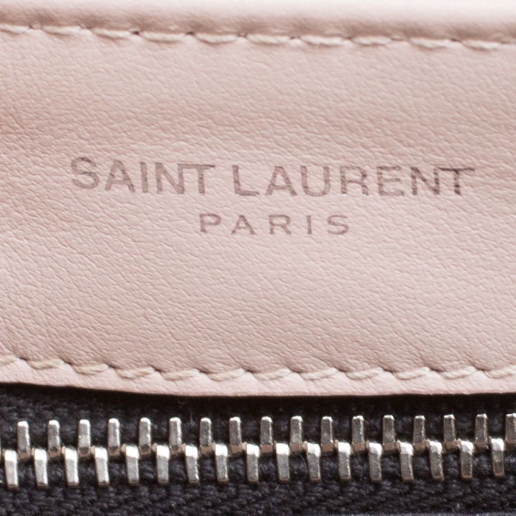 Pre Owned Saint Laurent Powder Pink Leather Loulou Toy Shoulder Bag