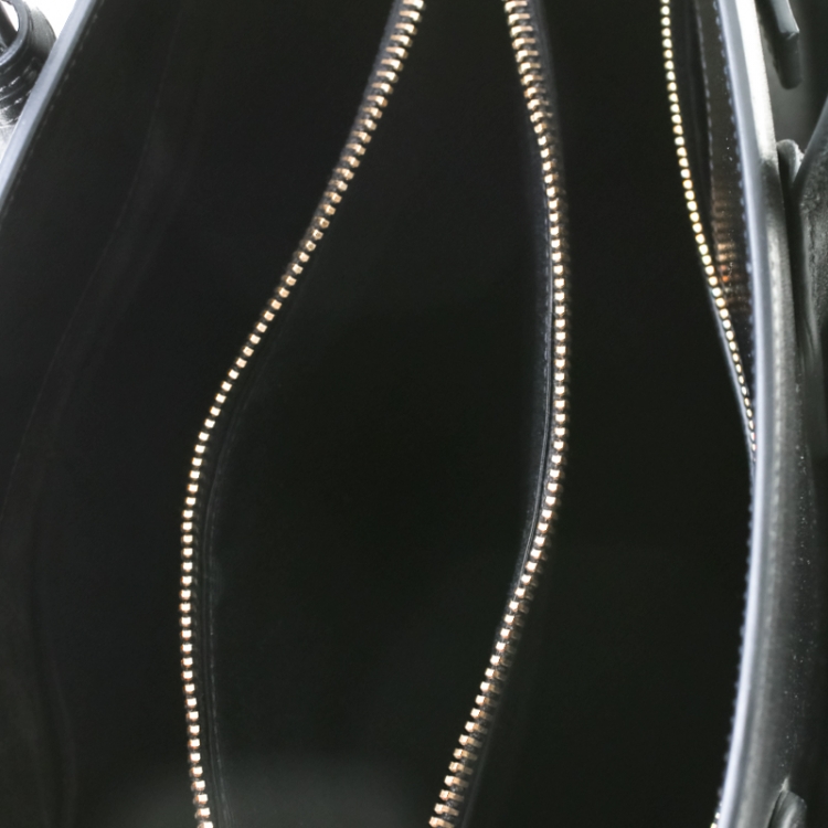 Pre Owned Saint Laurent Black Leather Small Classic Sac De Jour Tote