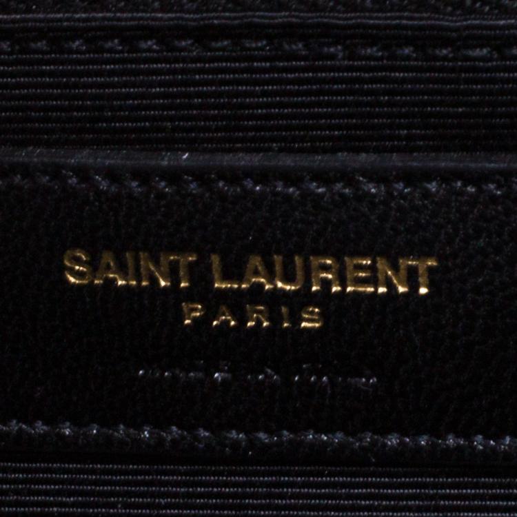 Pre Owned Saint Laurent Paris Beige Matelasse Leather Large Cassandre Flap Bag