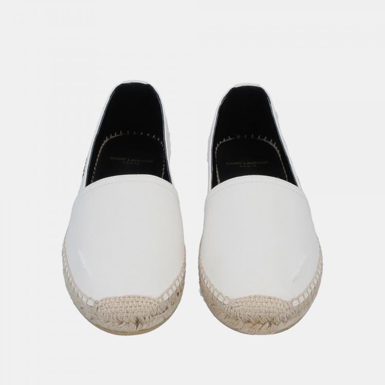 Pre Owned Saint Laurent Canvas Espadrilles 38.5
