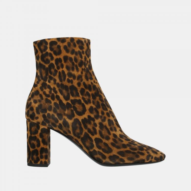 Pre Owned Saint Laurent Suede Ankle Boots 40