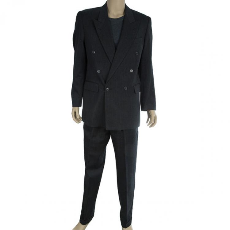 ysl double breasted suit