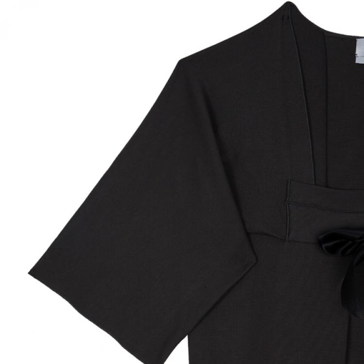 Pre Owned Saint Laurent Paris Grey Dress M