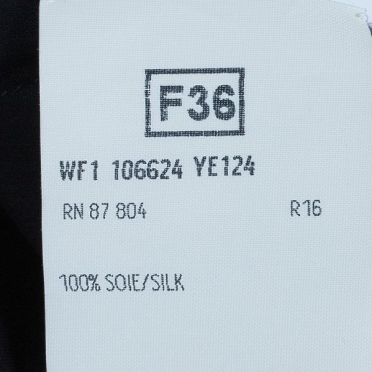 Pre Owned Saint Laurent Paris Rive Gauche Black Halterneck Dress S