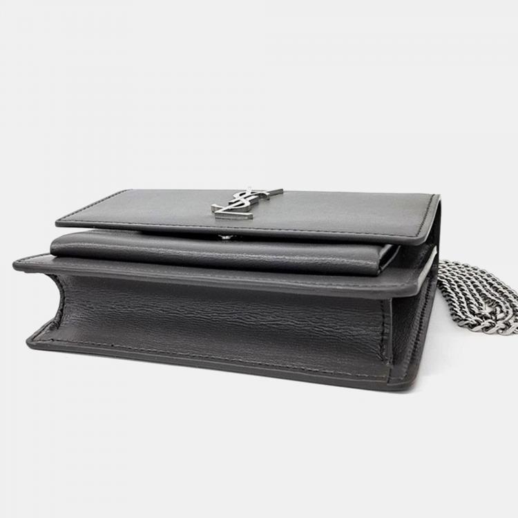 Pre Owned Saint Laurent Grey Sunset Small Handbag