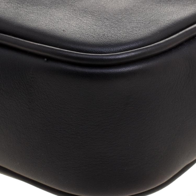 Pre Owned Saint Laurent Paris Black Leather Blogger Crossbody Bag
