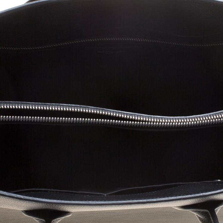 Pre Owned Saint Laurent Black Leather Large Sac De Jour Tote