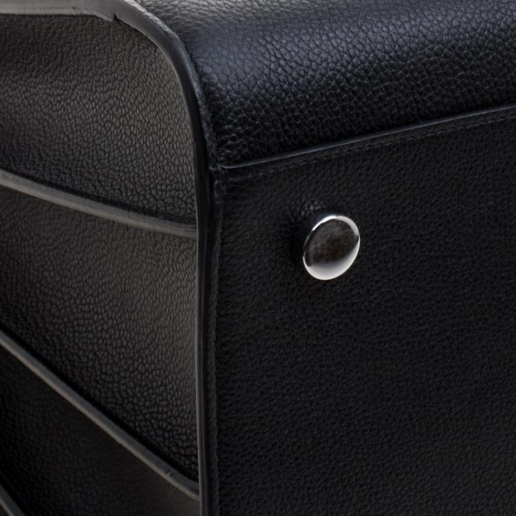 Pre Owned Saint Laurent Black Leather Large Sac De Jour Tote