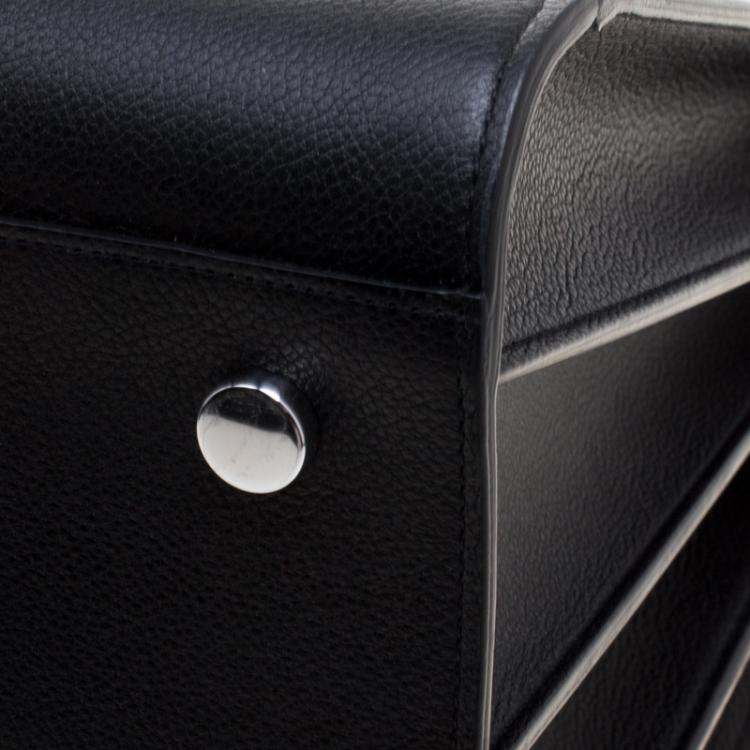 Pre Owned Saint Laurent Black Leather Large Sac De Jour Tote