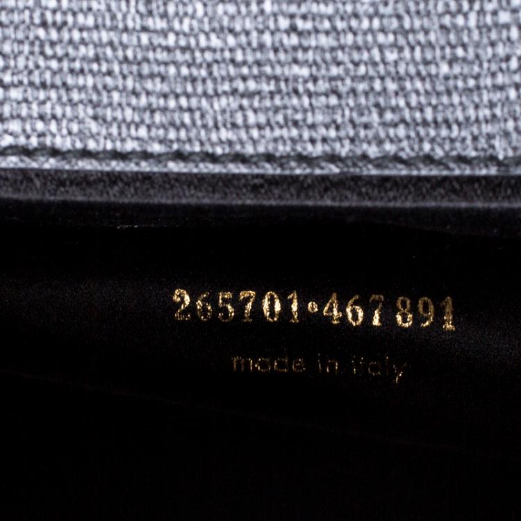 Pre Owned Saint Laurent Black Leather Chyc Clutch