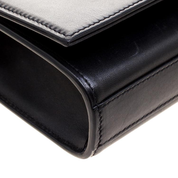 Pre Owned Saint Laurent Black Leather Small Kate Tassel Crossbody Bag